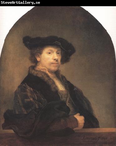 REMBRANDT Harmenszoon van Rijn Self-Portrait at the age of 34 (mk33)
